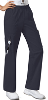 Cherokee WW Core Stretch Women&#39;s Mid-Rise Pull-On Cargo Pant 4005P Petite